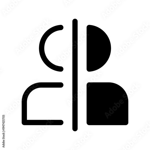 Conflict Resolution Icon Vector Symbol Design Illustration