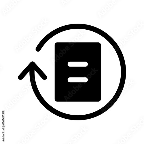 Data Portability Icon Vector Symbol Design Illustration