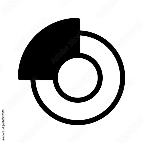 Budget Planning Icon Vector Symbol Design Illustration