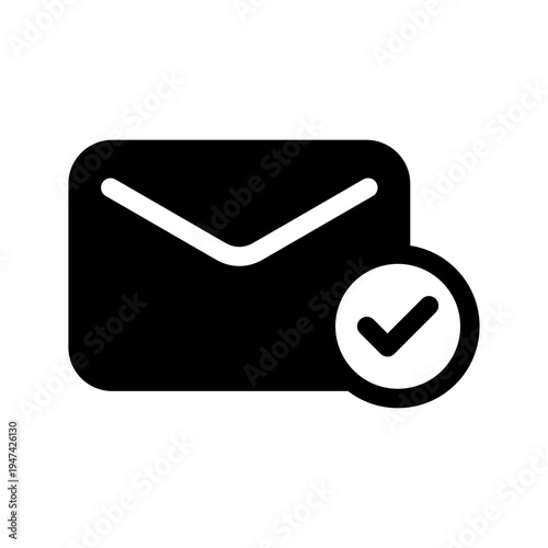 Email Sent Icon Vector Symbol Design Illustration
