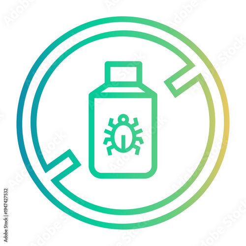 pesticide Line Gradient Icon