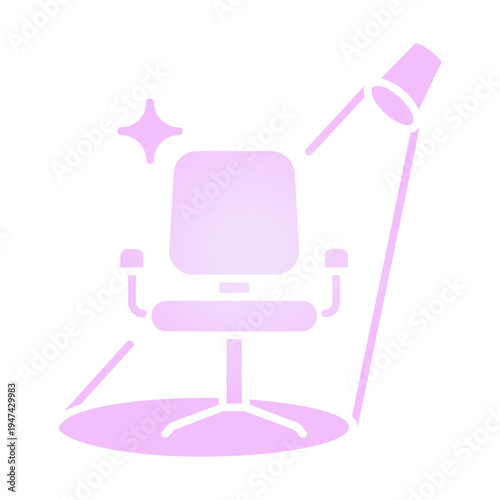 Chair + spotlight