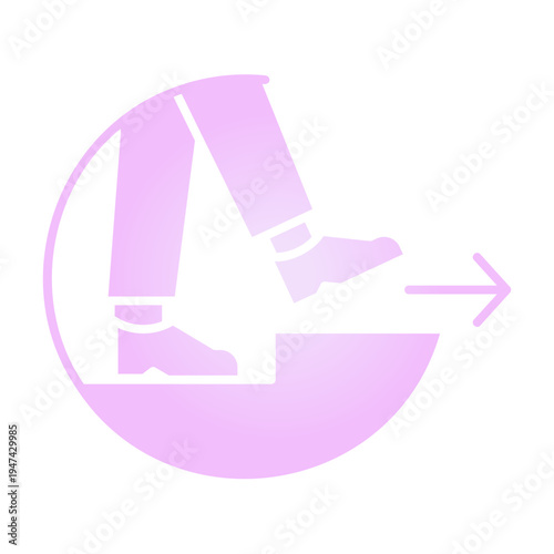 Comfort zone circle + step