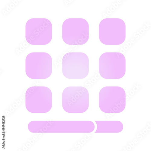 App grid + limit bar