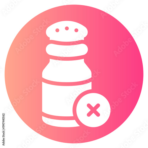 delete gradient icon