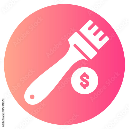 money gradient icon