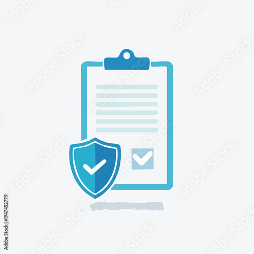 Insurance Policy Compliance and Protection Illustration.