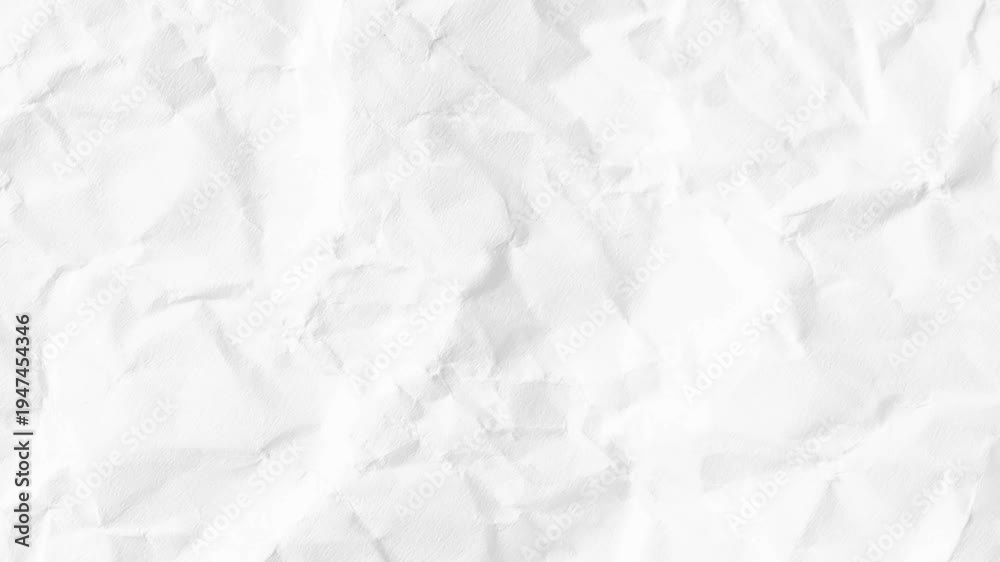 Notebook paper motion background, with looping crumpled textured effect ...