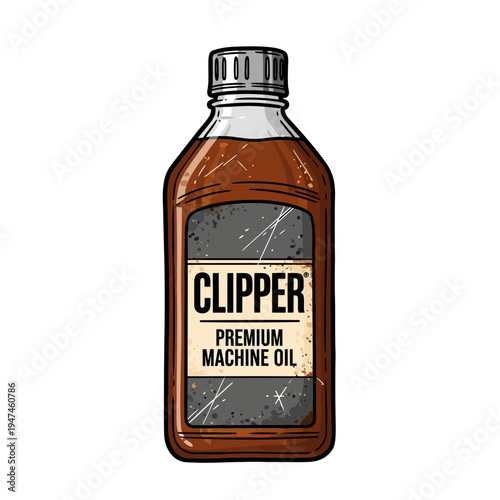Clipper Premium Machine Oil Bottle