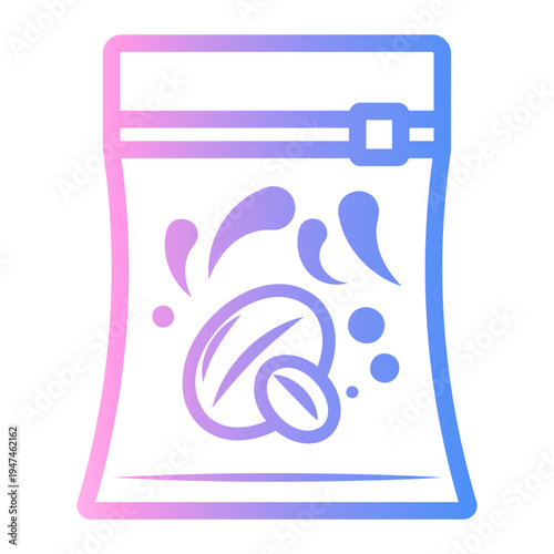 grocery Line Gradient Icon