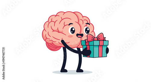 Simple illustration of a red and white striped market stall or booth