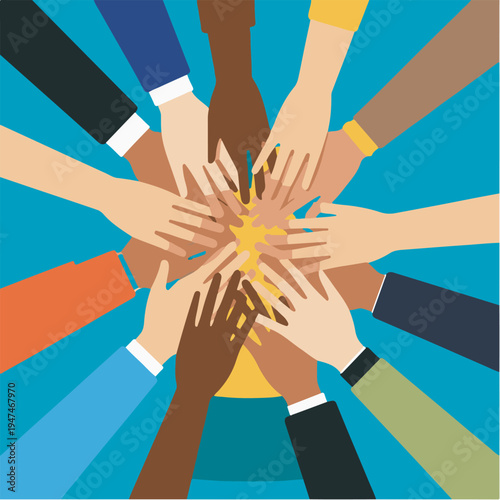 football teamwork chamionship vector illustration