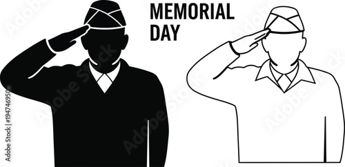 Memorial day tribute Vector