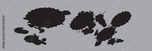 ink splash vector desing elements