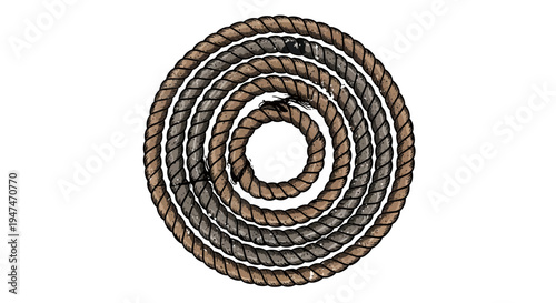 Coiled Rope Spiral