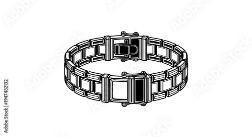 Elegant Gold Bracelet with Clasp - Luxury Jewelry Design