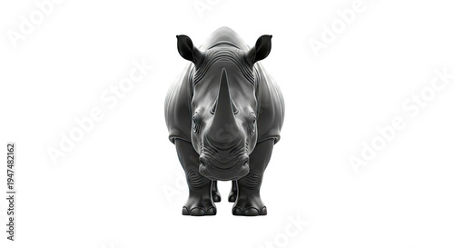 Black Rhino Sculpture