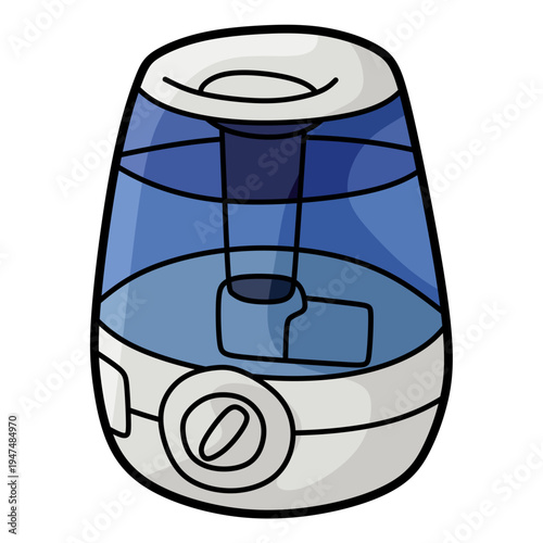 simple vector humidifier for room
