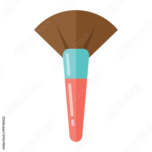 Makeup Brush for Beauty: A close-up shot of a makeup brush, its bristles expertly arranged, inviting the user to create their perfect look