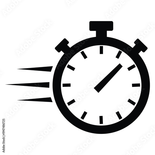 Time in Motion: Capturing the essence of urgency and efficiency, this image features a dynamic stopwatch, its hands ticking with purpose and speed. A symbol of precision, punctuality.