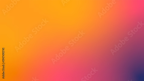 Soothing abstract background featuring sunset gradation. Gentle color blend for wellness, lifestyle and aesthetic designs.