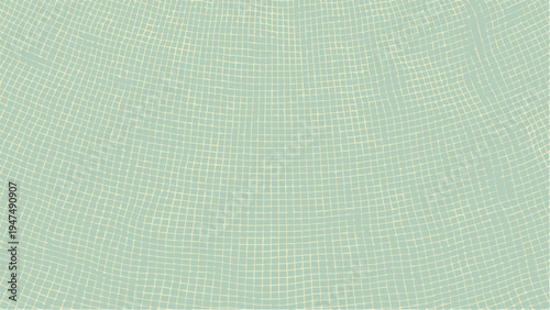 繊細なグリッドラインの抽象背景ベクター：爽やかなミントグリーン。エコロジーや健康、ナチュラルな広告に。
