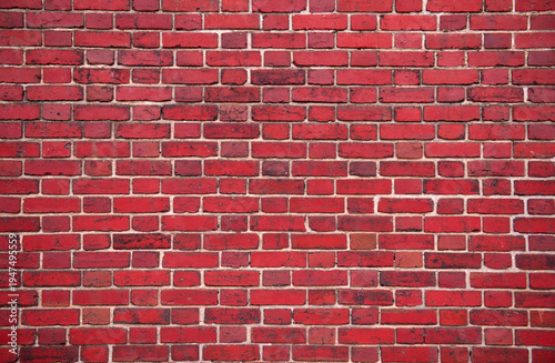 Bricks in wall background. Bricks on masonry texture. Bricks in redbrick pattern. Bricks on wall background.