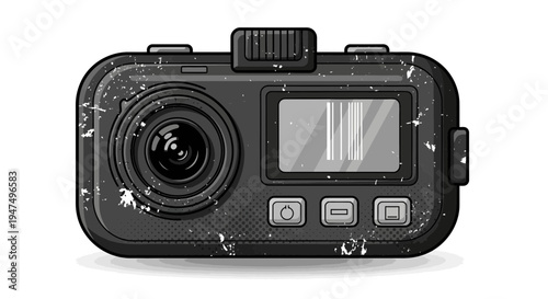 Action Camera Illustration