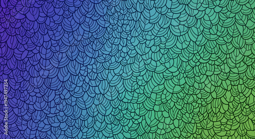 Vibrant gradient background with mosaic texture.