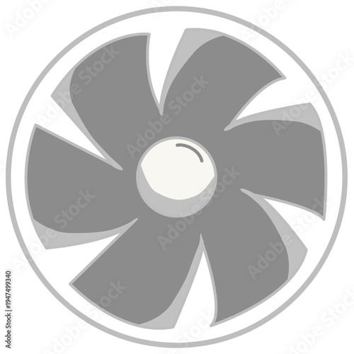 Illustration of a Electric Ventilation Fan