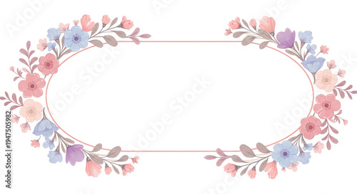 Floral Frame: a beautiful and delicate floral frame, perfect for adding a touch of elegance to any design. 