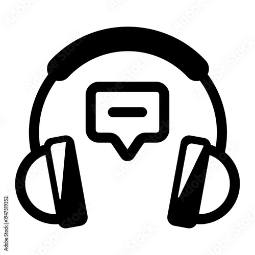 Filled style icon showing it support