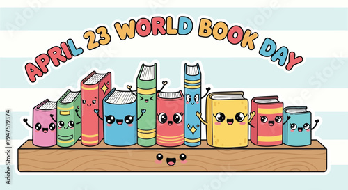 Cute illustrated books celebrate world book day on april 23rd