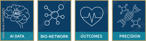 Futuristic AI Brain Concept with Neural Network and Technology Elements for Innovative Digital Solutions