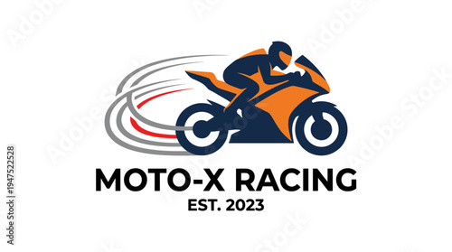 Motosport logo with superbike silhouette