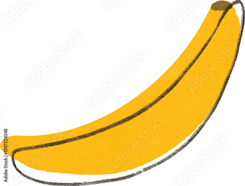 banana vector illustration for kids book