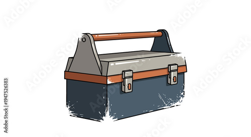 Vintage Toolbox Illustration