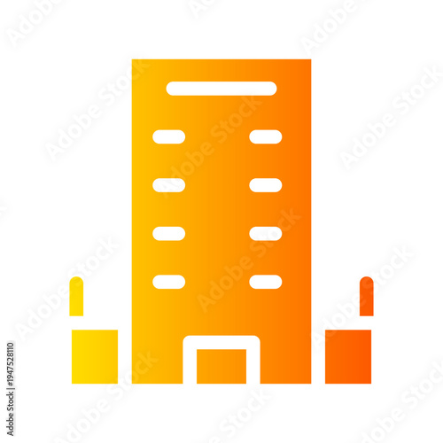 building gradient icon