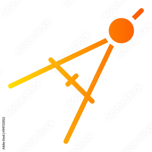 compass gradient icon