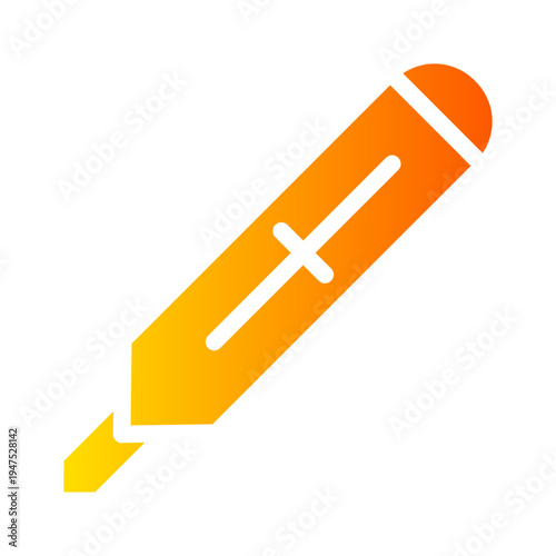 cutter gradient icon