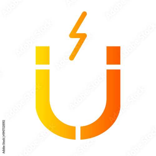 magnet gradient icon