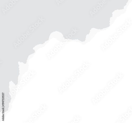 Torn Paper Cutout For Ransom Collage Style