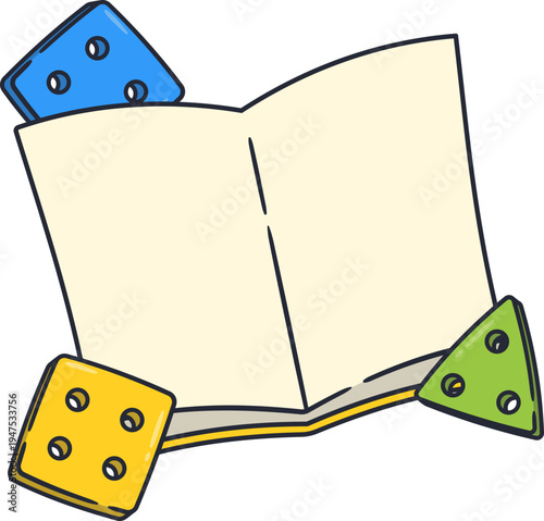 Clip Art Preschool Education Learning Book