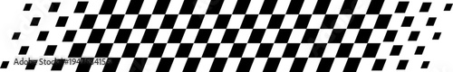 Long Horizontal Checker Pattern With Smooth Wave Effect