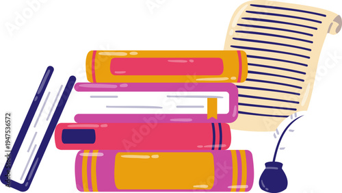 Clip Art Literature Subject Illustration