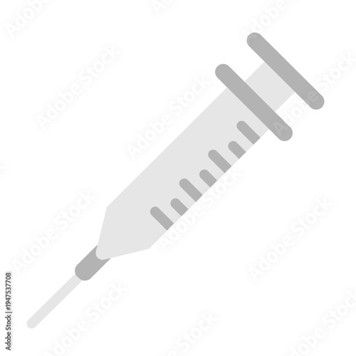 Syringe Vector Flat Icon Design