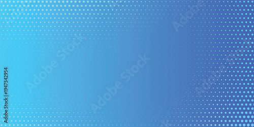 Abstract background with vibrant blue and purple halftone particle waves eps10