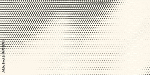 Rectangular Shapes Vector Abstract Geometric Technology Extreme Sports Pattern Background. Halftone Rhombus Retro Simple Backdrop. Minimal 80s Style Dynamic Tech Wallpaper