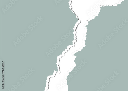 Torn paper set vector design, Ripped torn paper illustration vector background.Torn, ripped torn design, pieces of horizontal black paper with soft shadow squared background.