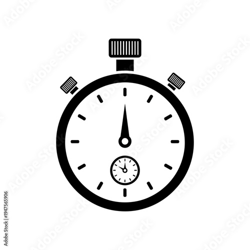 Stopwatch timer with clock face.